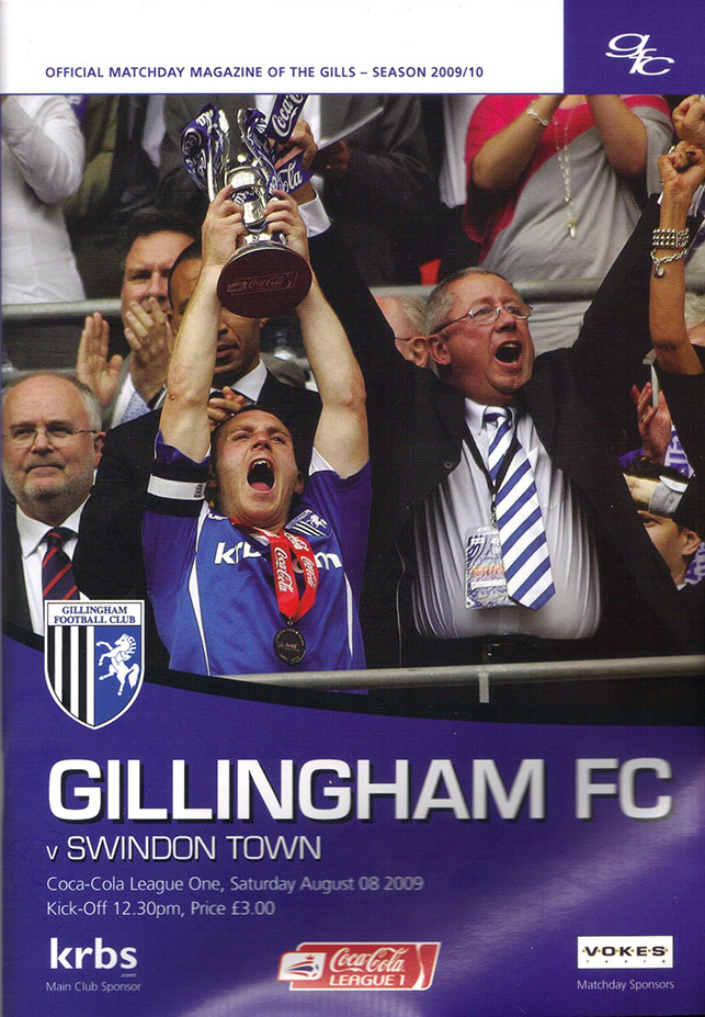 <b>Saturday, August 8, 2009</b><br />vs. Gillingham (Away)